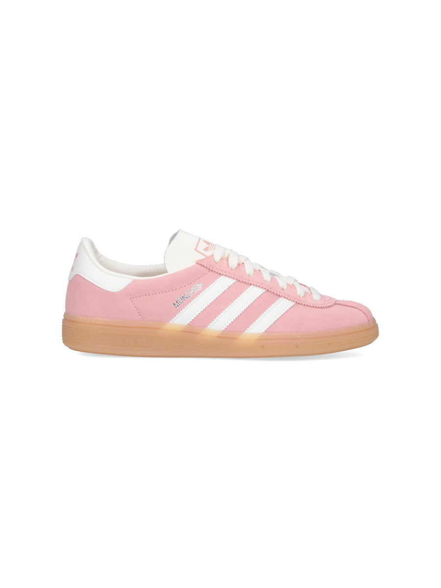 Adidas 100% leather sneaker in pink