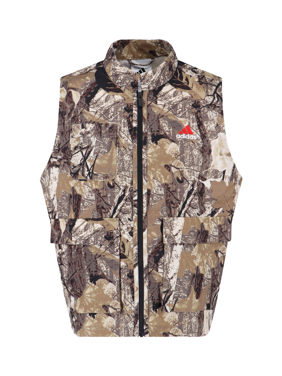 Adidas 100% Cotton vest in brown