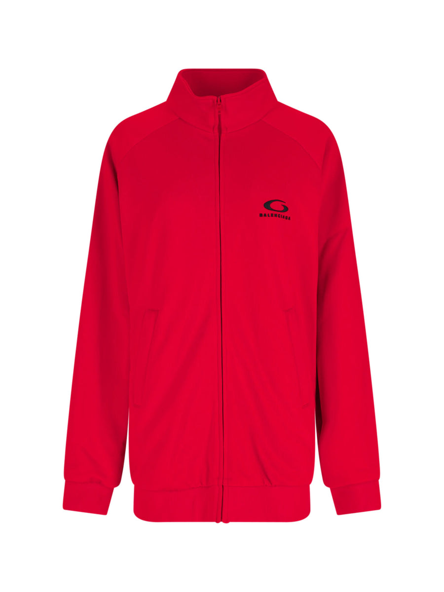 Balenciaga 64% Polyamide jacket in red