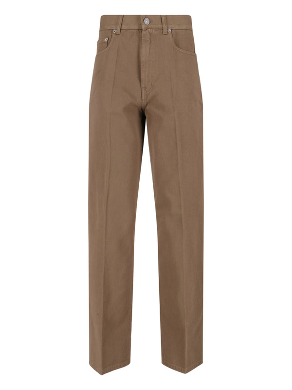 Phoebe Philo 100% Cotton jeans in brown