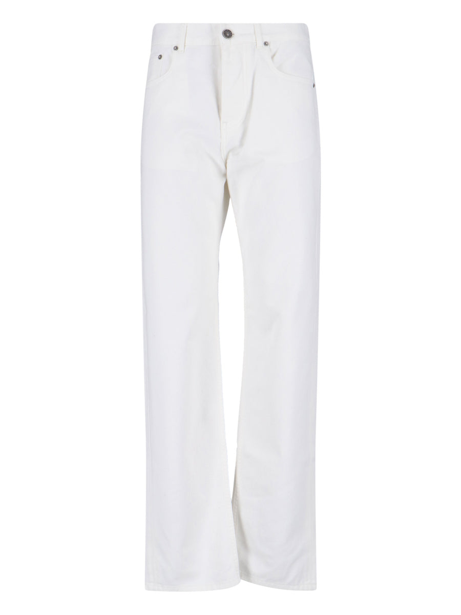 Phoebe Philo 100% Cotton jeans in white