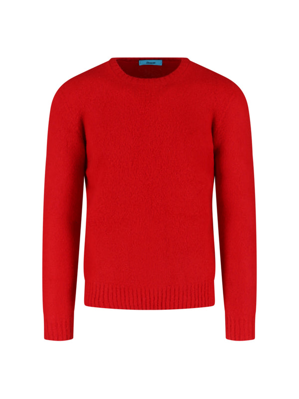Drumohr 100% lambswool sweater in red