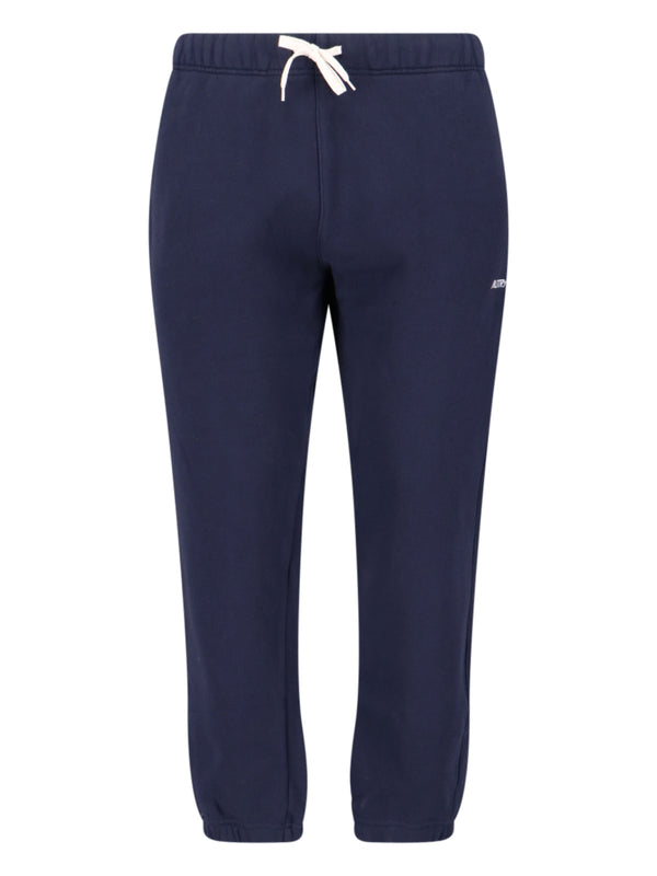 Autry 100% Cotton joggers in navy