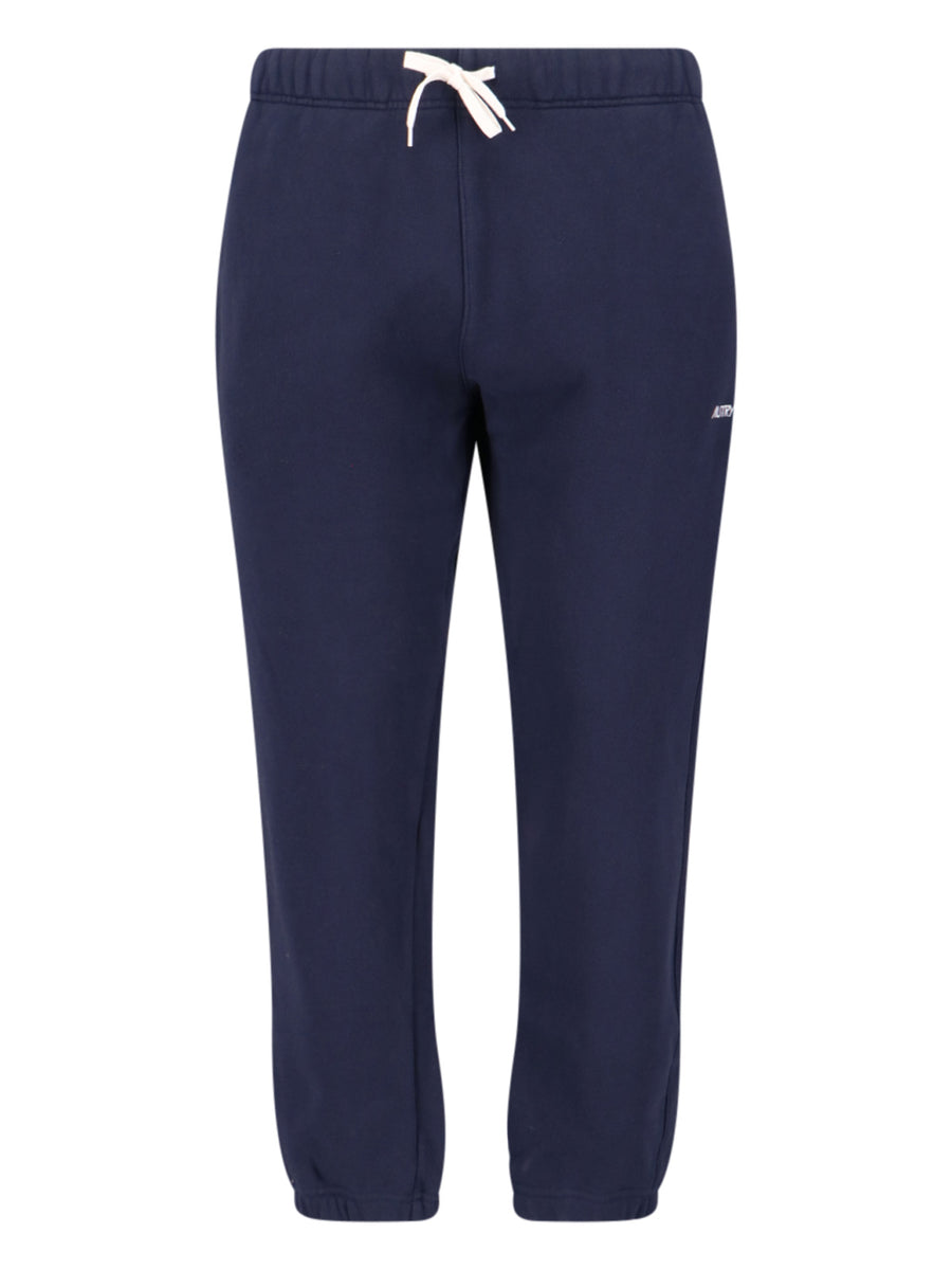 Autry 100% Cotton joggers in navy