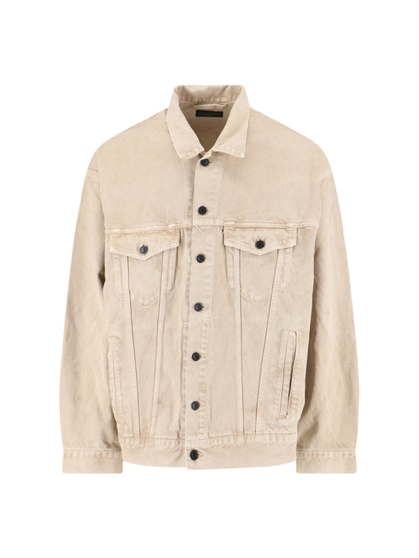 Balenciaga Tswb 100% Cotton jacket in beige