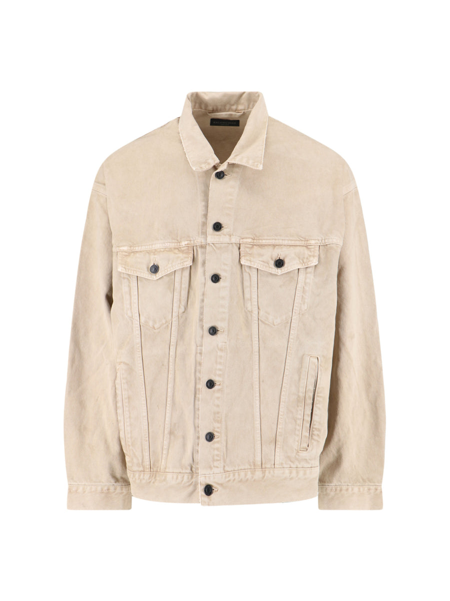 Balenciaga Tswb 100% Cotton jacket in beige