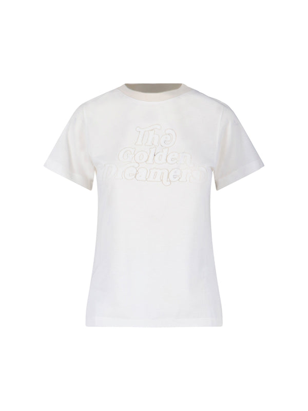Golden Goose Main Fabric: 86% Viscose t-shirt in white
