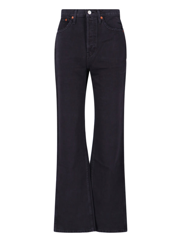 Re/Done 100% Cotton jeans in black