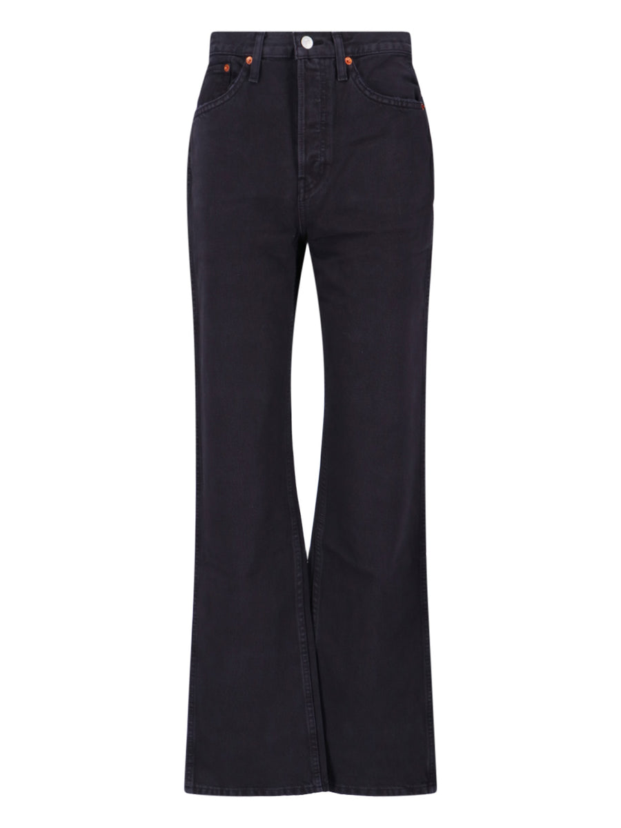 Re/Done 100% Cotton jeans in black