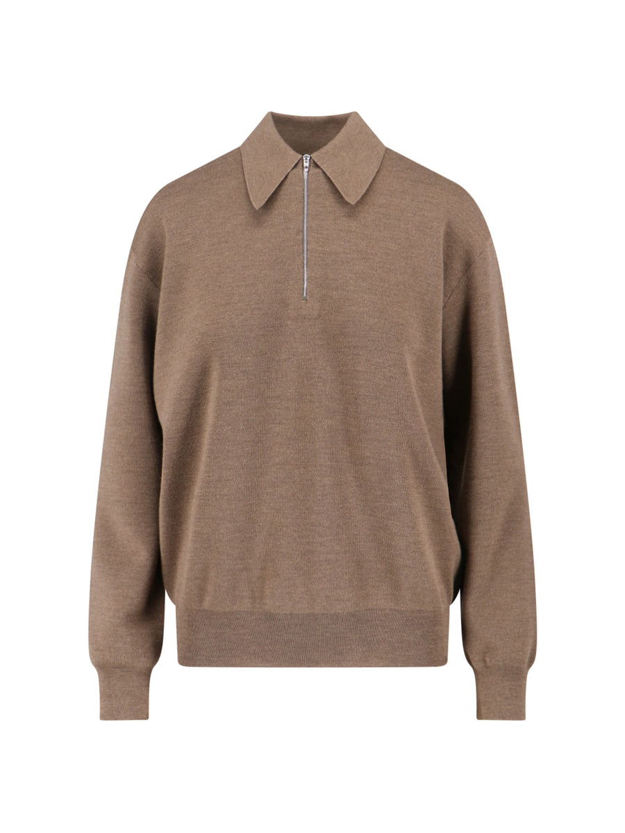 Phoebe Philo 100% wool sweater in brown