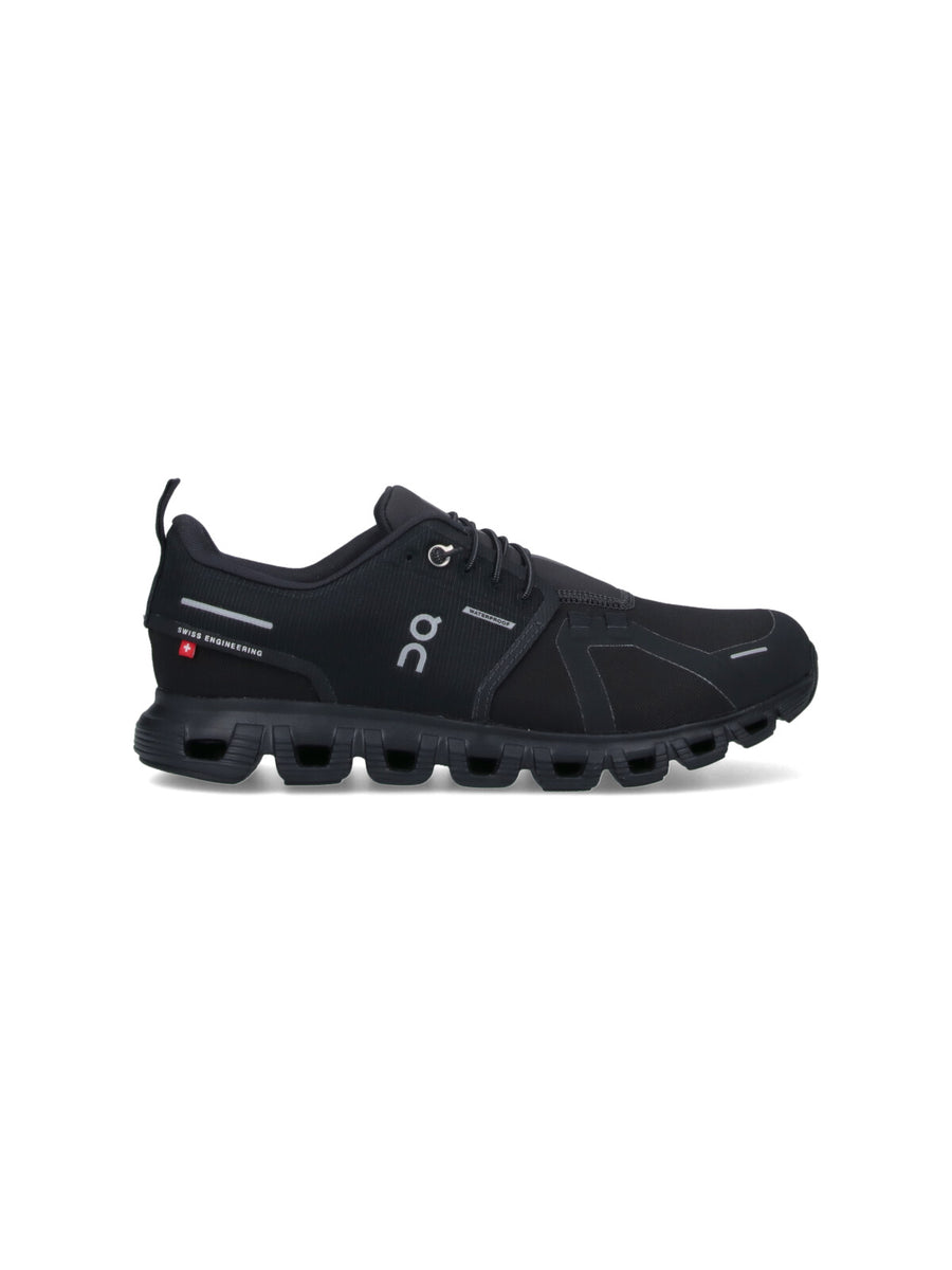 On 100% tessuto sneakers in black