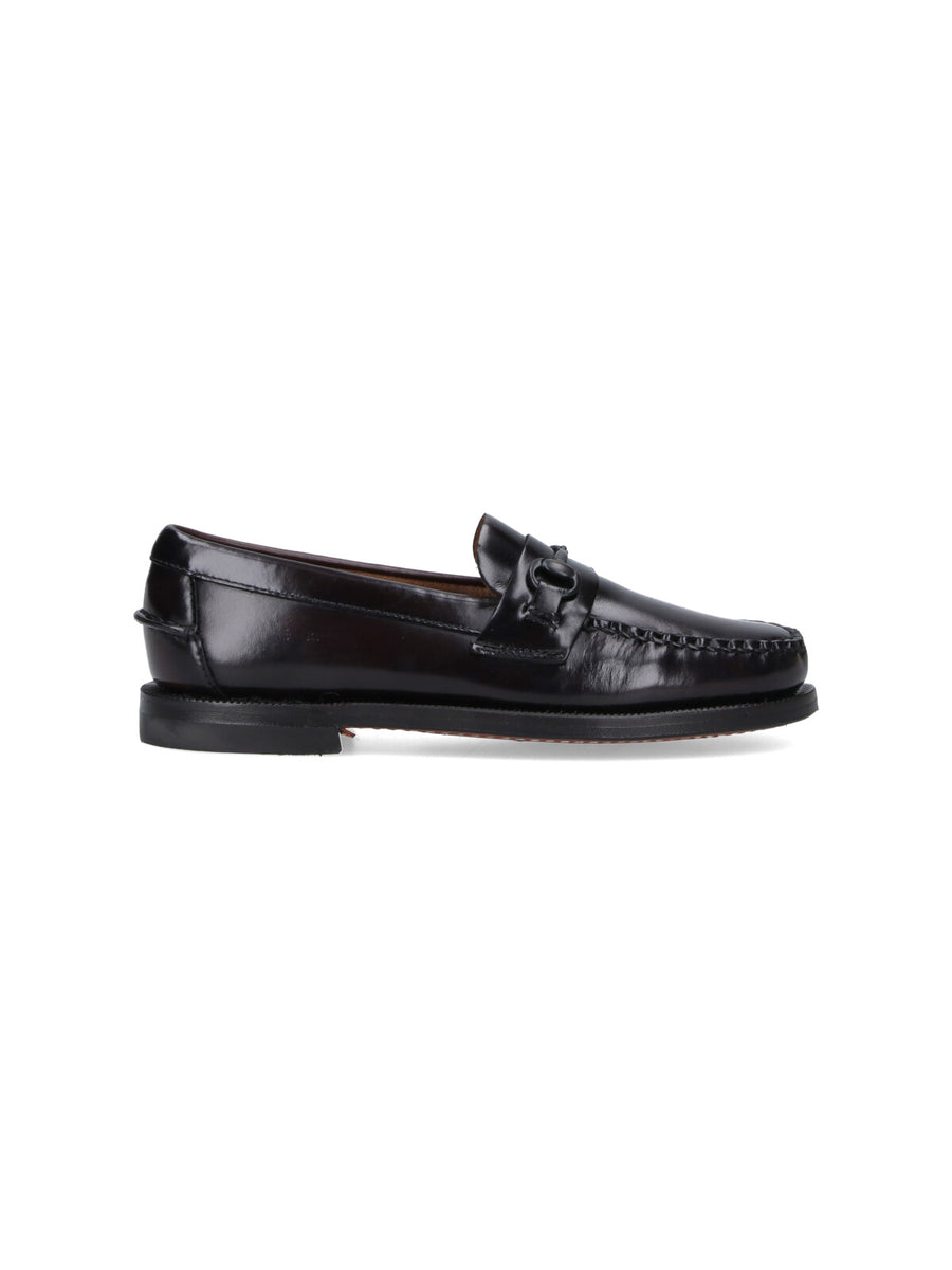 Sebago Upper: 100% Leather loafer in black