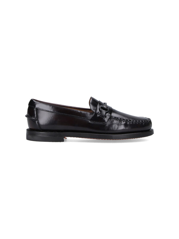 Sebago Upper: 100% Leather loafer in black