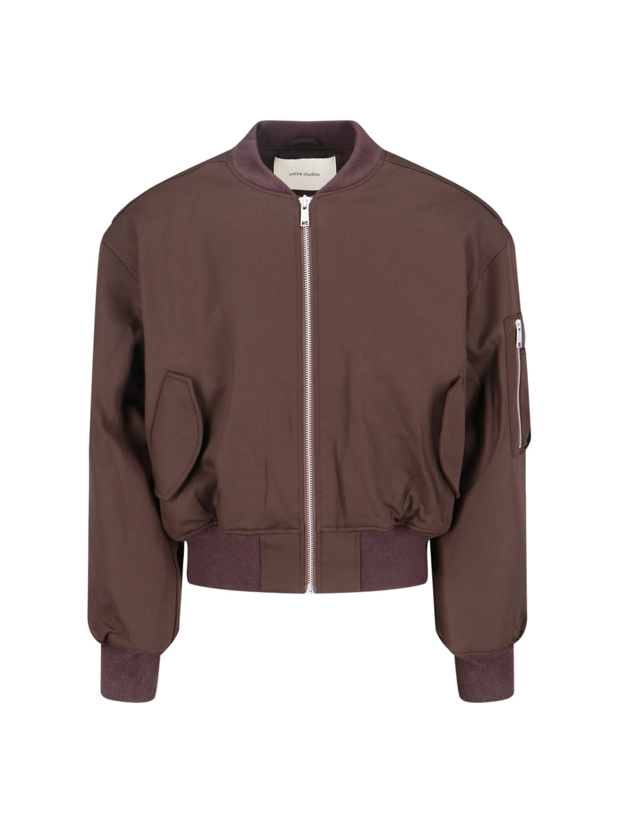 Entire Studios 100% wool jacket in brown