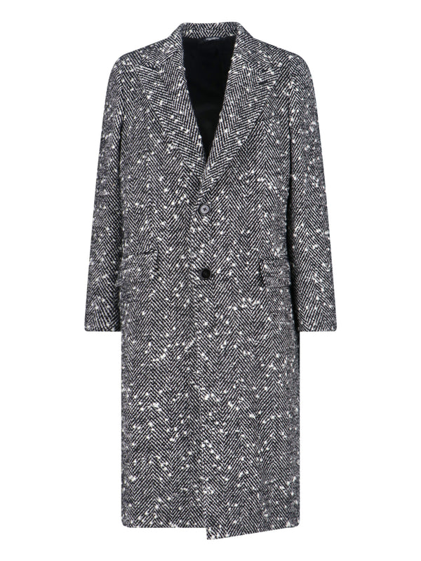 Dolce & Gabbana Fcmc Outer: 75% Virgin Wool coat in black