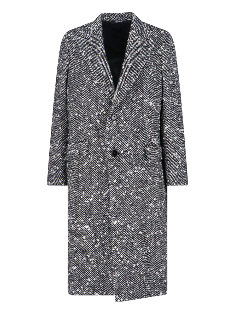Dolce & Gabbana Fcmc Outer: 75% Virgin Wool coat in black