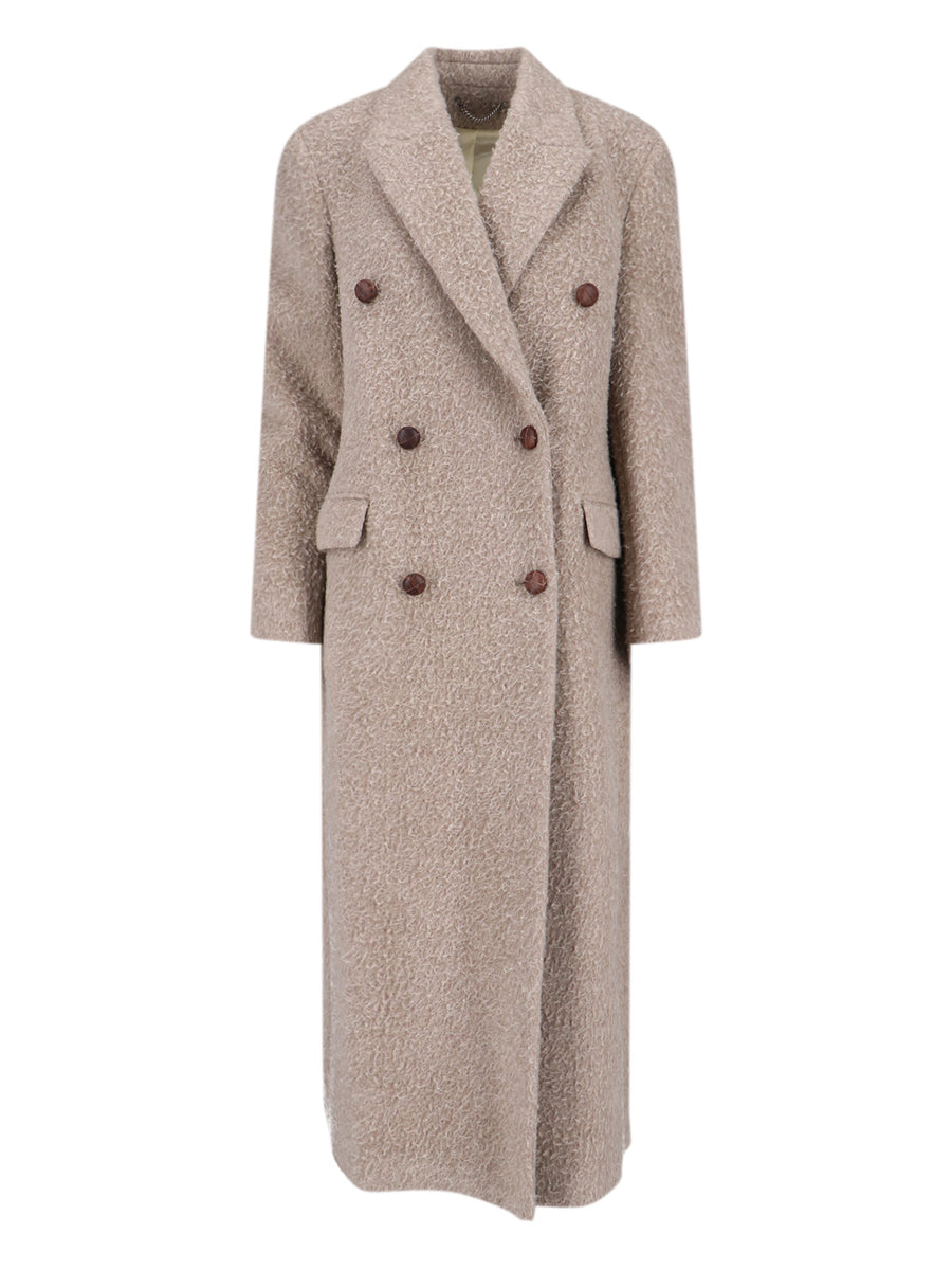 Golden Goose Main Fabric: 50% Virgin Wool coat in beige