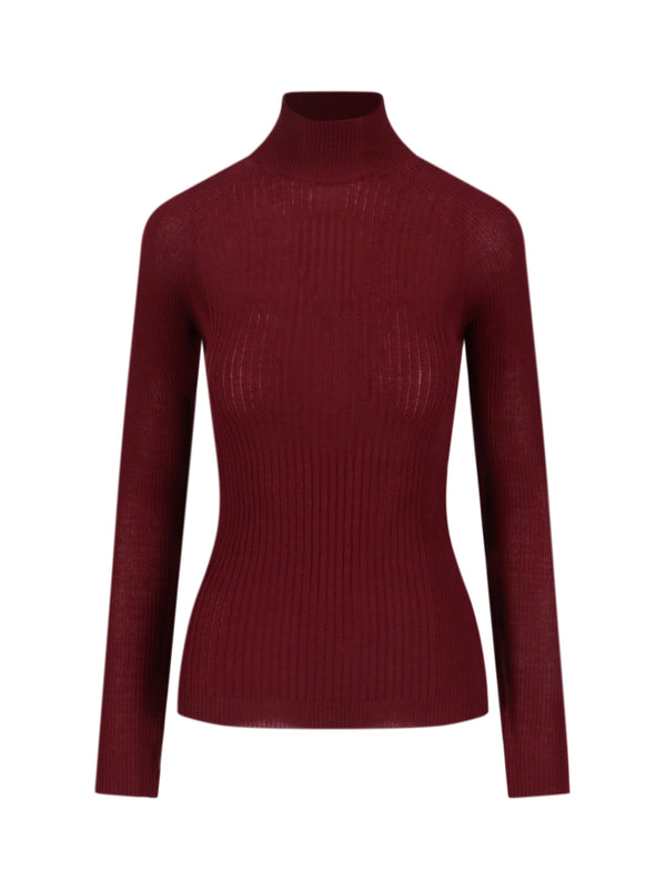 Sa Su Phi 70% Cashmere sweater in red