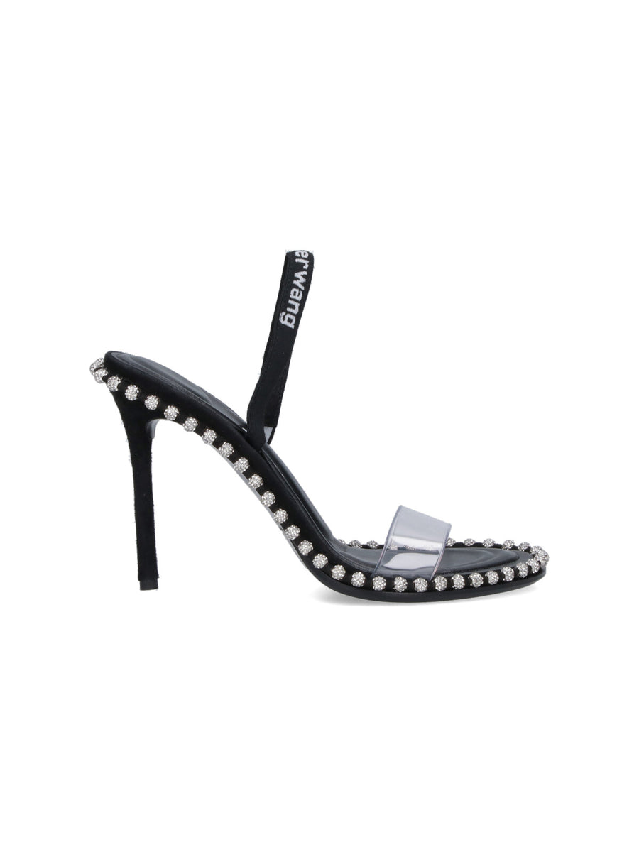 Alexander Wang Upper: 98% Polyvinyl Chloride heel in black
