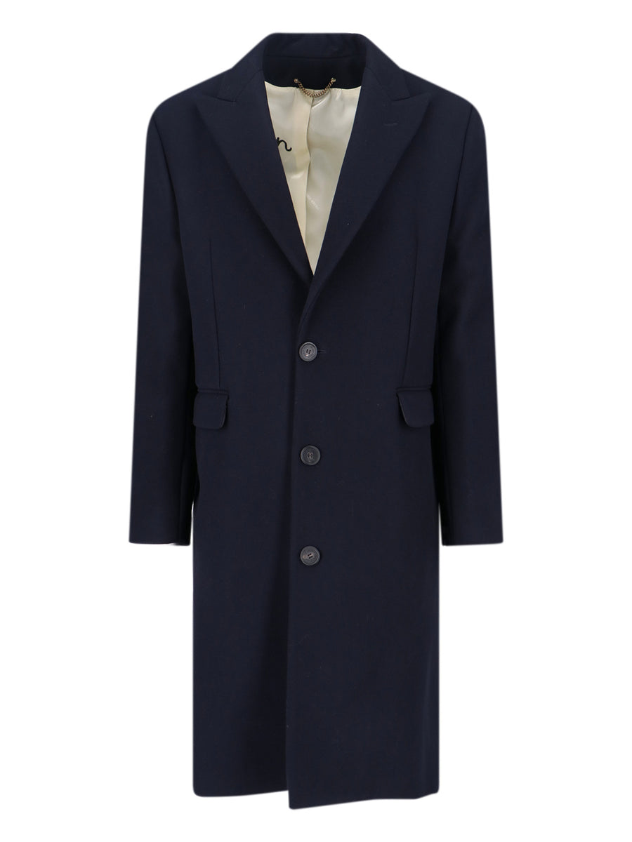 Golden Goose Main Fabric: 72% Virgin Wool coat in navy