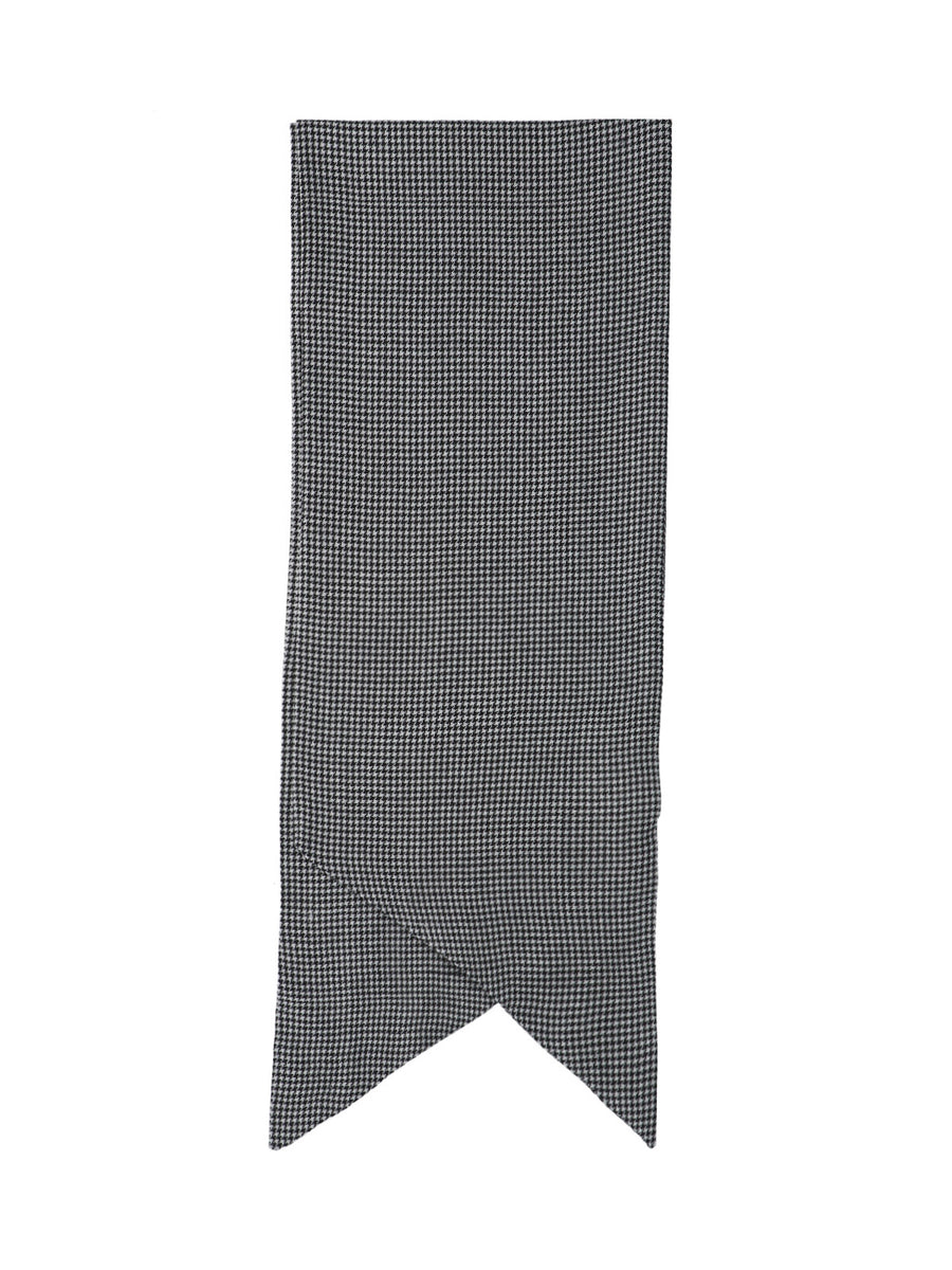 Destin 100% wool scarf in black