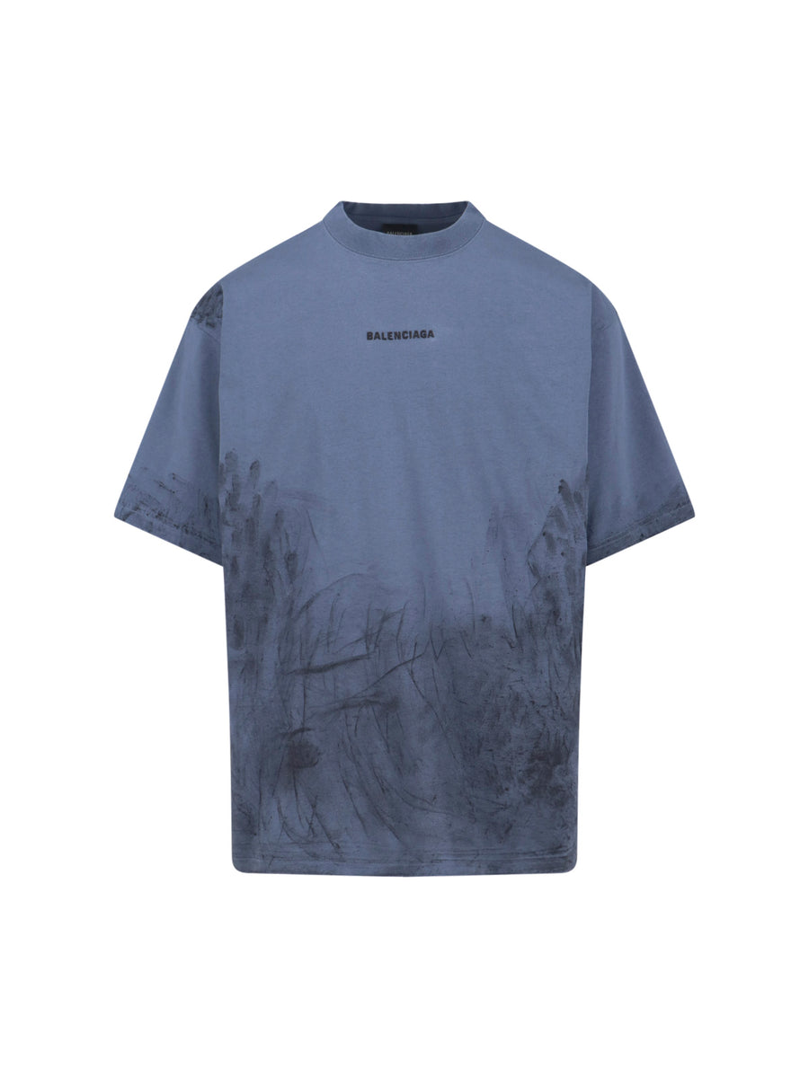 Balenciaga Ttvf 100% Cotton t-shirt in blue