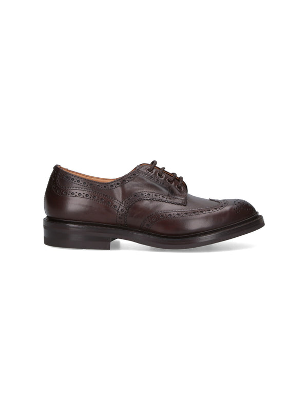Tricker'S Upper: 100% Leather oxford in brown