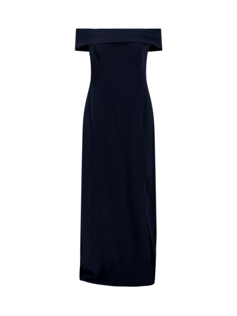 Lauren Ralph Lauren 91% Recycled Polyester dress in black