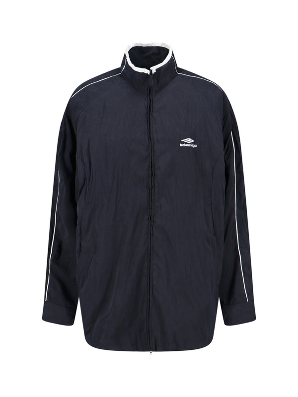 Balenciaga 90% Polyester jacket in navy