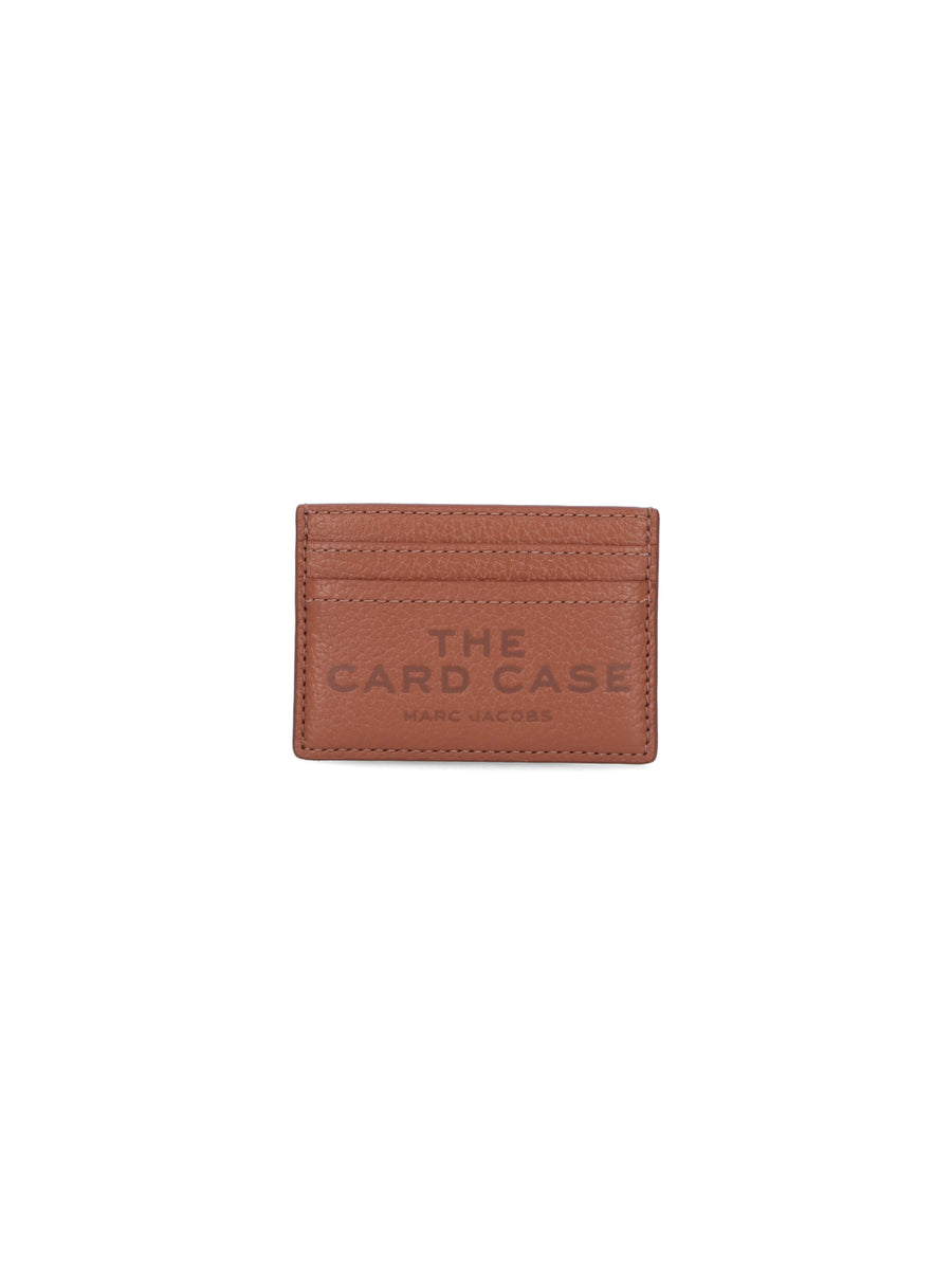 Marc Jacobs 100% cow leather card case in brown