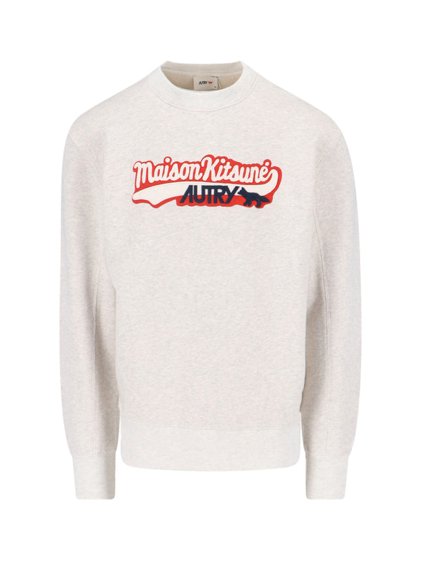 Autry 100% Cotton sweatshirt in beige