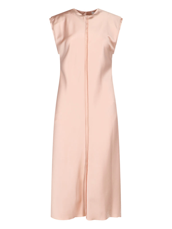 AMI Paris 95% Polyester dress in pink