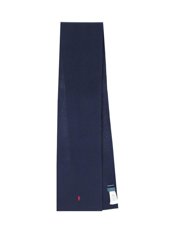 Polo Ralph Lauren 100% wool scarf in navy