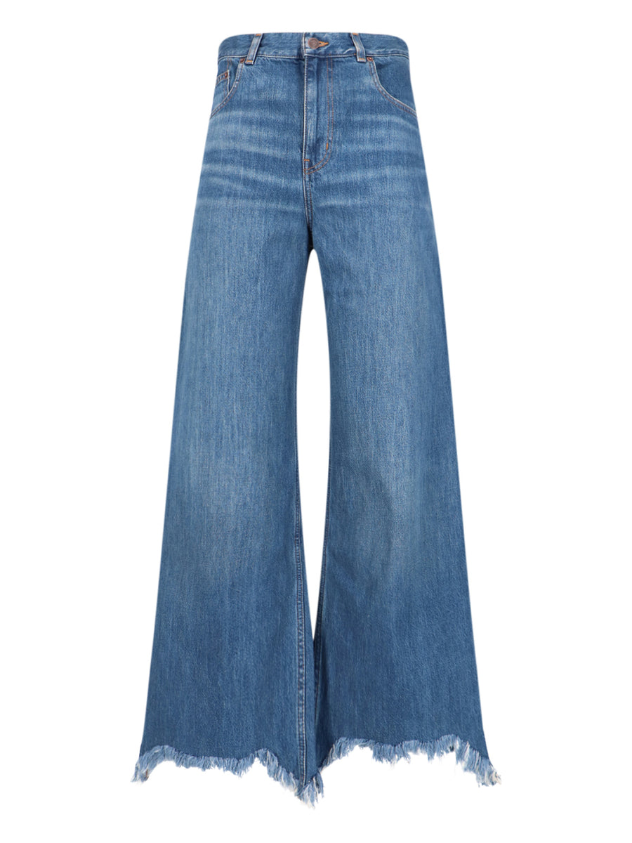 Chloè Outer Shell: 100% Cotton jeans in blue