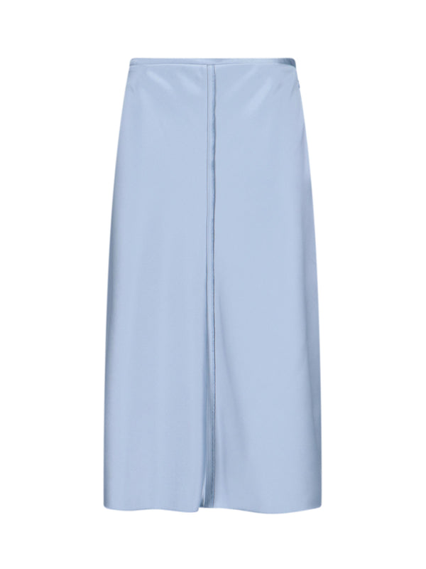 AMI Paris 95% Polyester skirt in blue