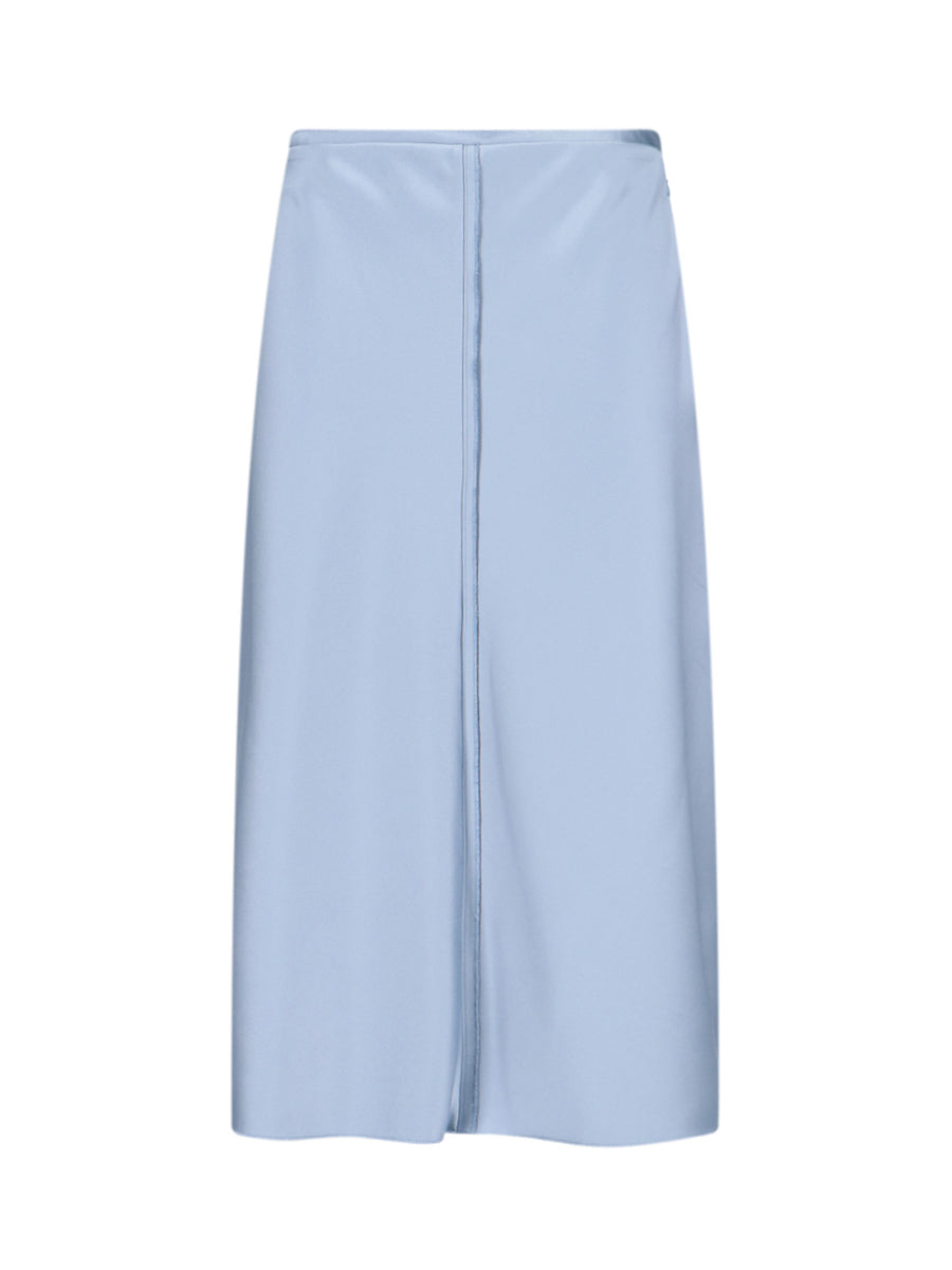 AMI Paris 95% Polyester skirt in blue