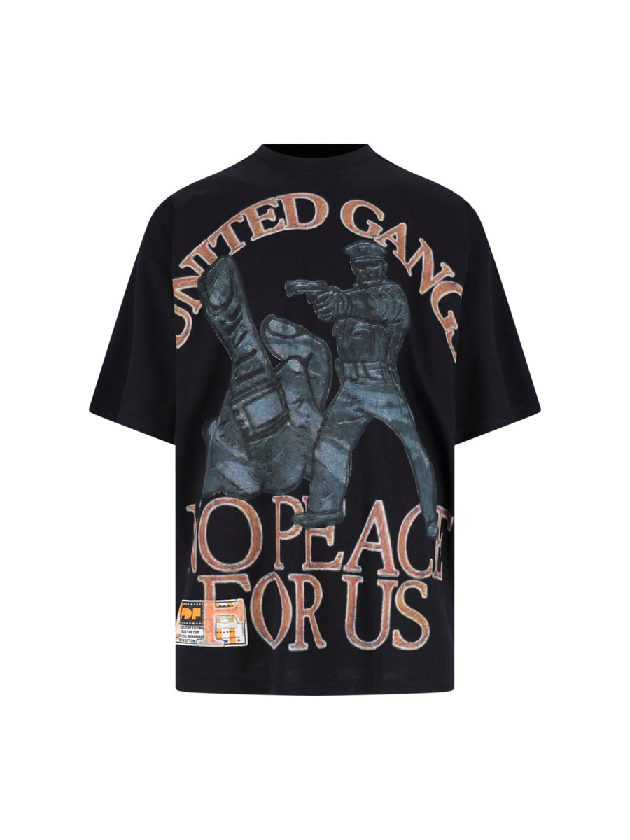 Pdf 100% Cotton t-shirt in black