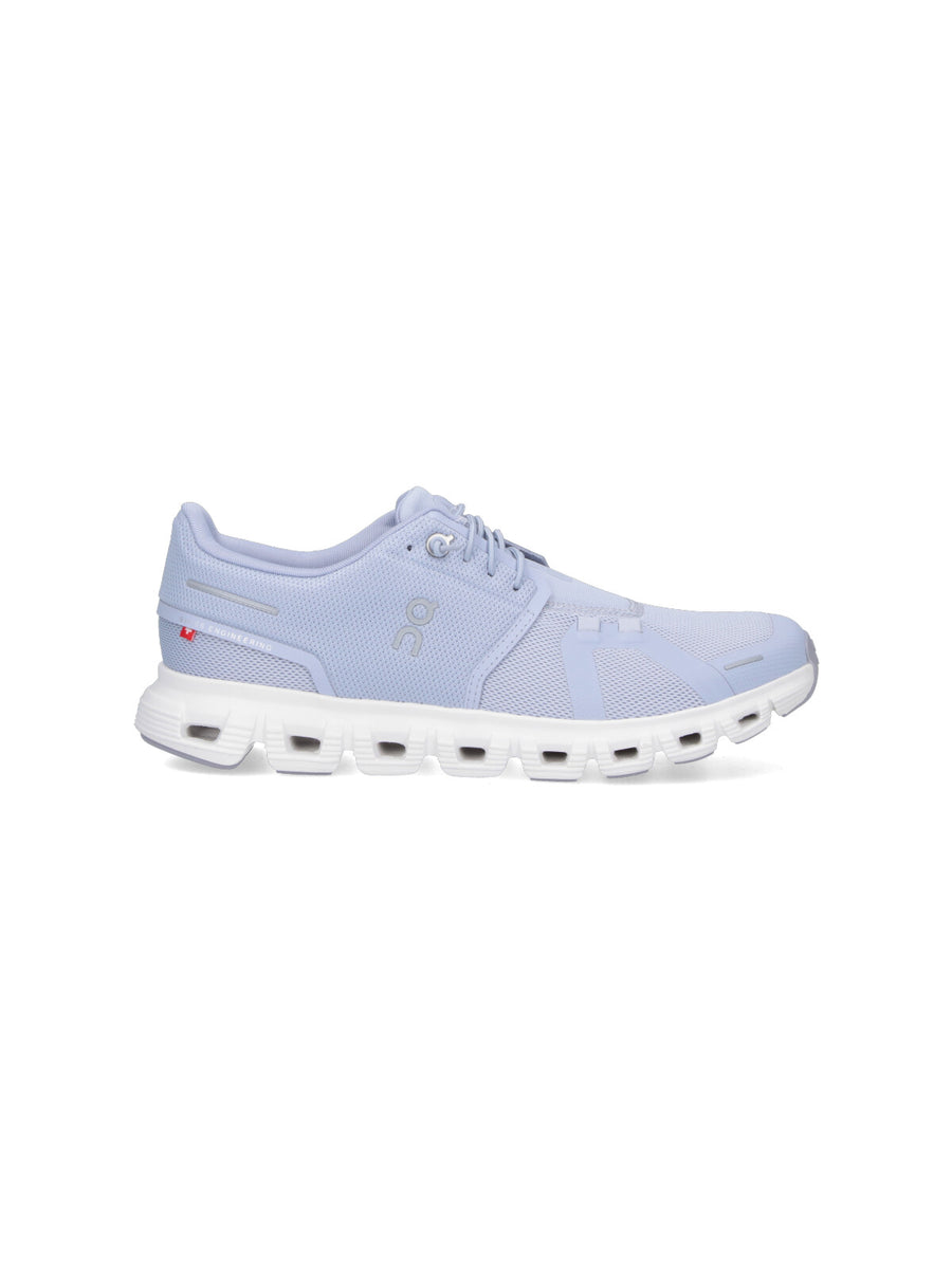 On 100% polyester sneaker in purple