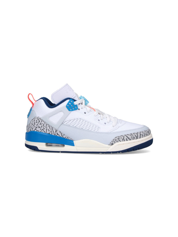 Nike Leather and mesh sneaker in white