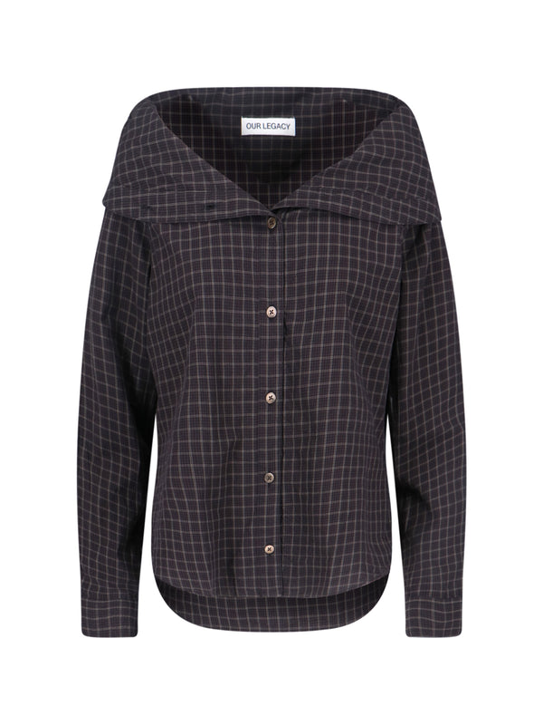 Our Legacy 100% Cotton shirt in black