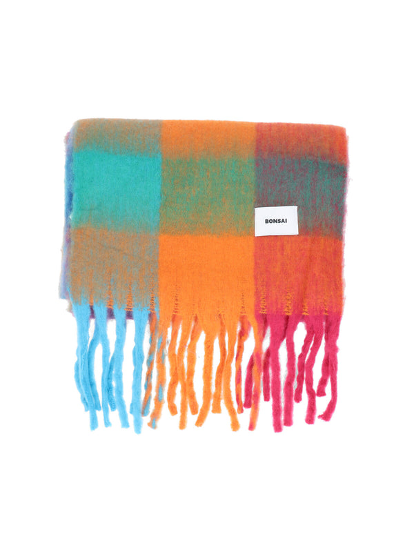 Bonsai 100% polyester scarf in multicolor