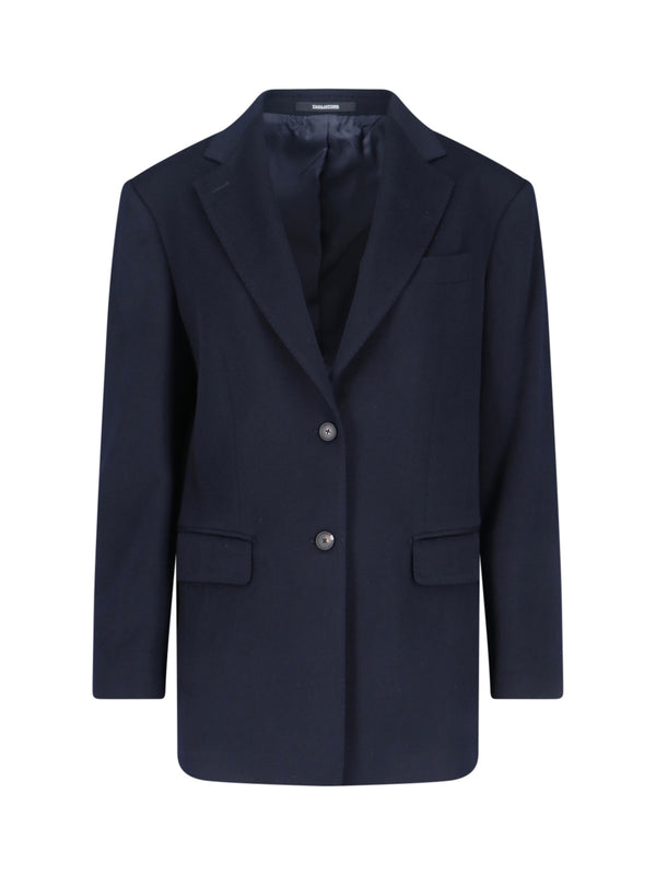 Tagliatore 100% cashmere blazer in navy
