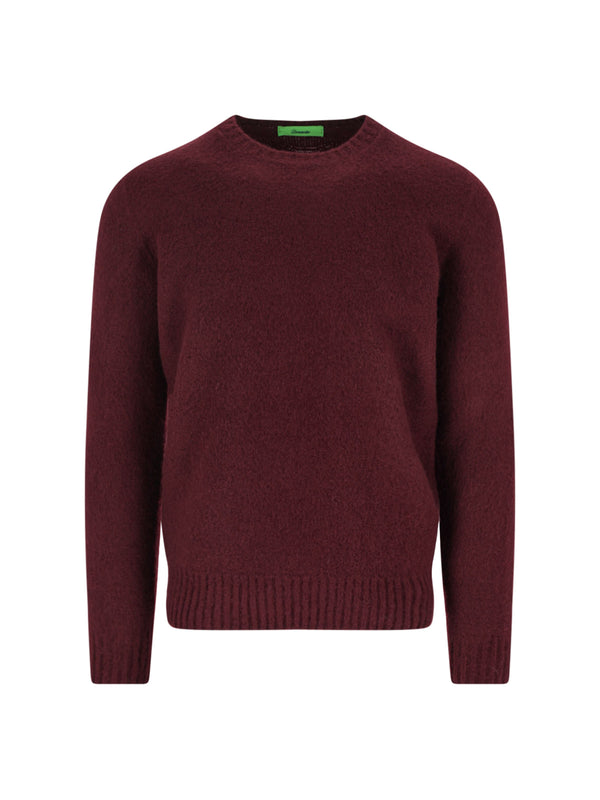 Drumohr 100% lambswool sweater in red