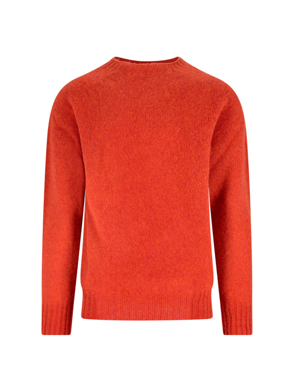 Howlin Cool 100% Fine Wool sweater in orange