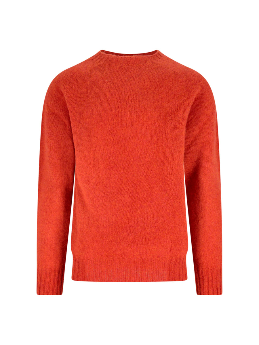 Howlin Cool 100% Fine Wool sweater in orange