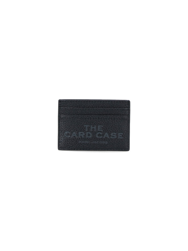 Marc Jacobs 100% cow leather card case in black