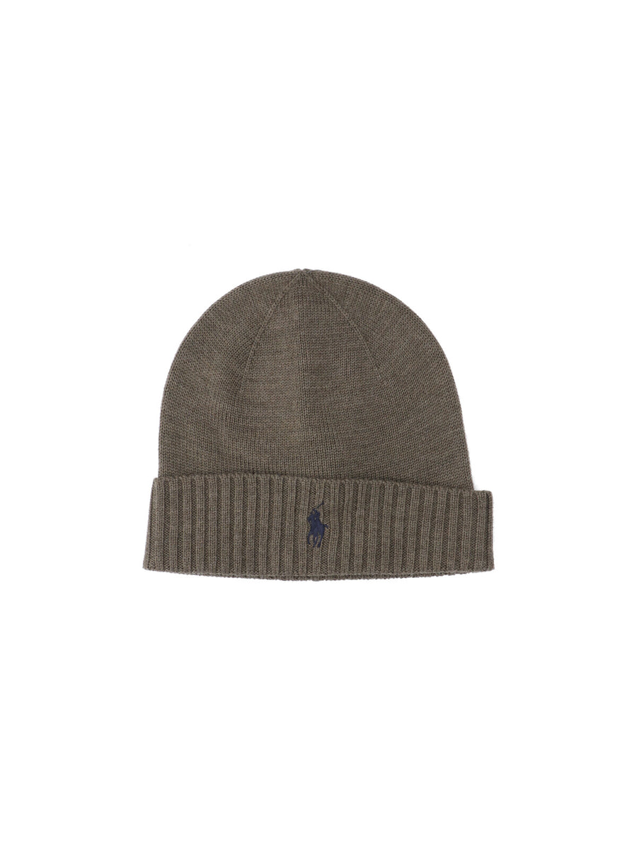 Polo Ralph Lauren 710 100% wool beanie in green