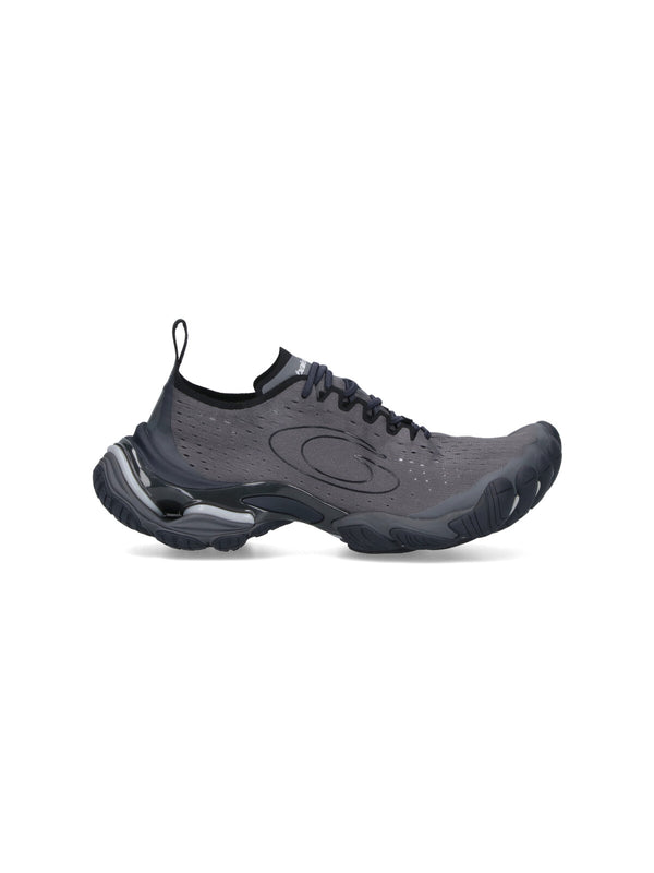 Balenciaga Wanrn 100% polyester sneaker in gray