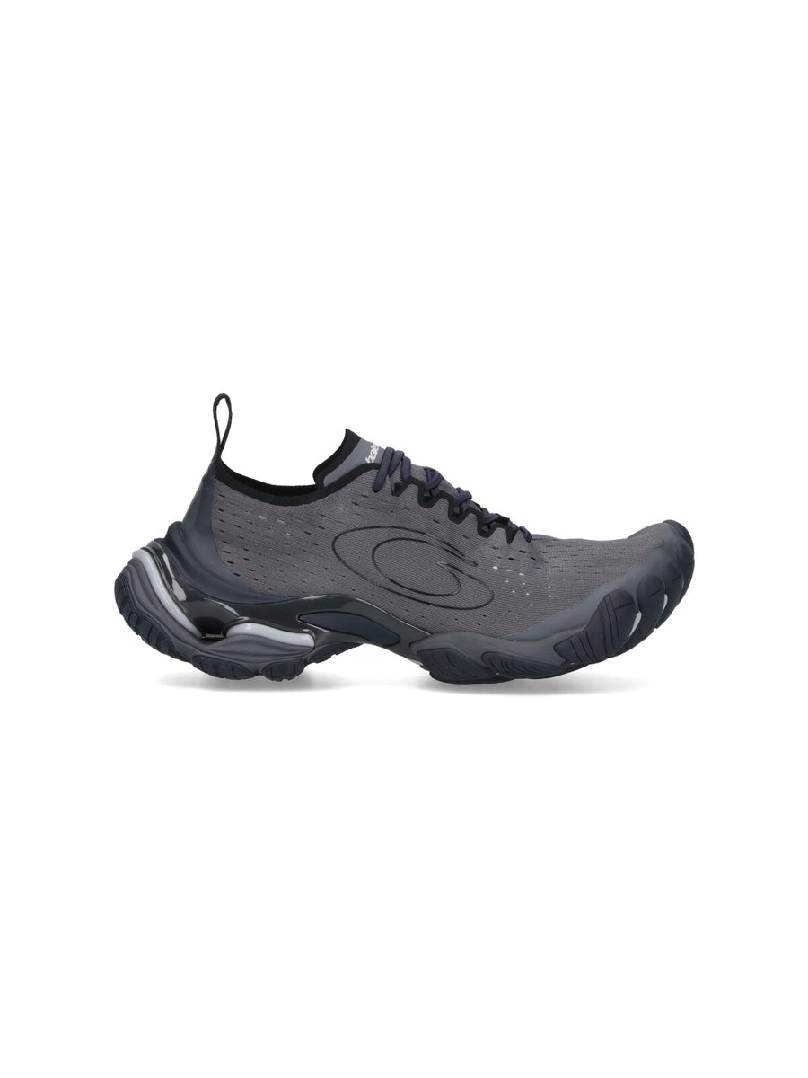 Balenciaga Wanrn 100% polyester sneaker in gray