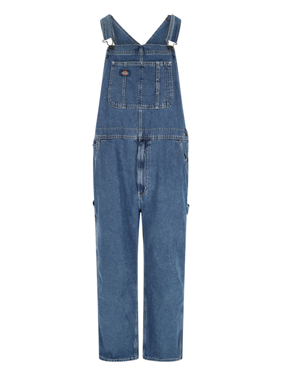 Dickies 100% cotton overall jeans in blue
